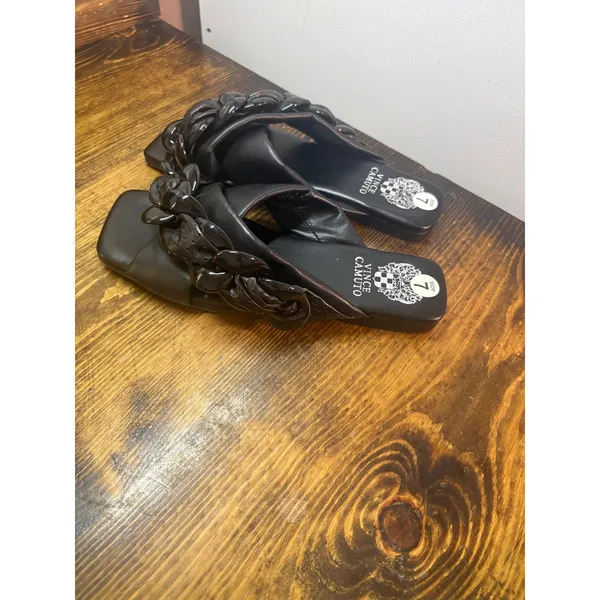 Vince Camuto black sandals size 7 - Image 4