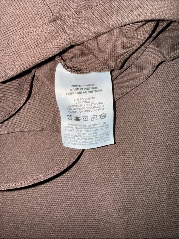 Nike Brown Slim Strappy Mini Dress - Image 6