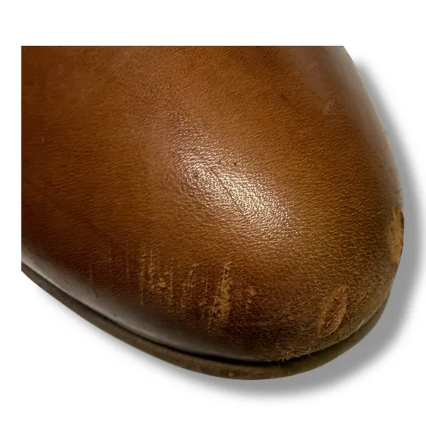 Aldo Womens Brown Leather Block‎ Heel Ankle Booties 7 37.5 Viradien Chelsea - Image 3