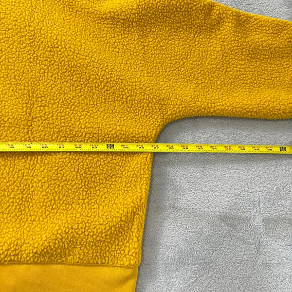 LL Bean Signature Women's XL Valley Fleece Cardigan Shawl Collar Mustard Yellow - Image 8