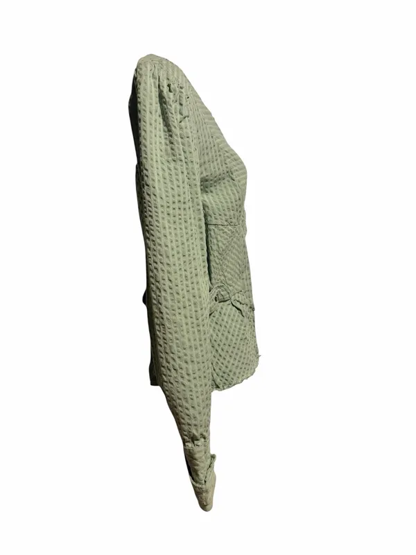 Free People Long Sleeve Darcy Jacket Size Small Maine Green - Image 7
