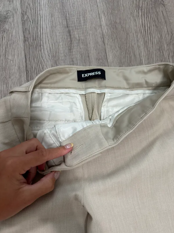 Express Tan Slack Pants - Image 3