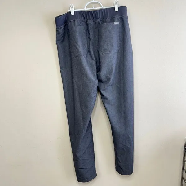 Figs High Waisted Livingston Basic Scrub Pants Gray XL Women - Image 5