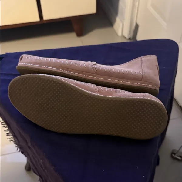TOMS Men’s Suede Slip-On Loafers in Dusty Pink - Image 2