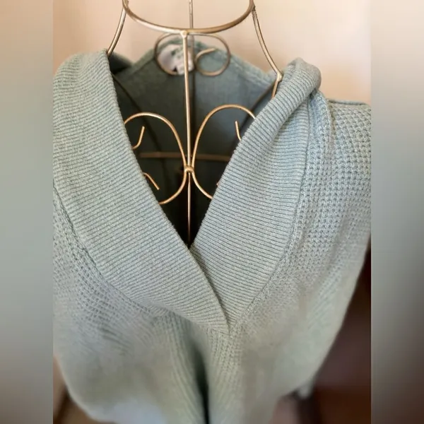 Aerie Waffle Knit Pullover Hoodie X-Small - Image 6
