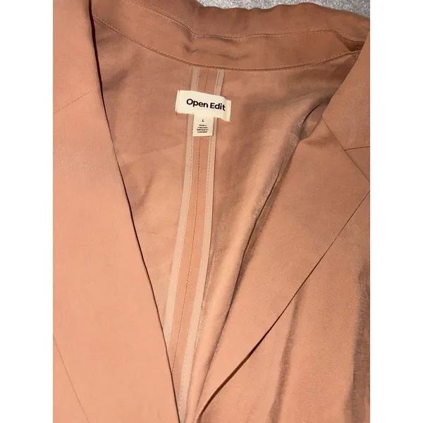 Open‎ Edit Unstructured Blazer L Tab Relaxed Fit Oversized Boyfriend - Image 5
