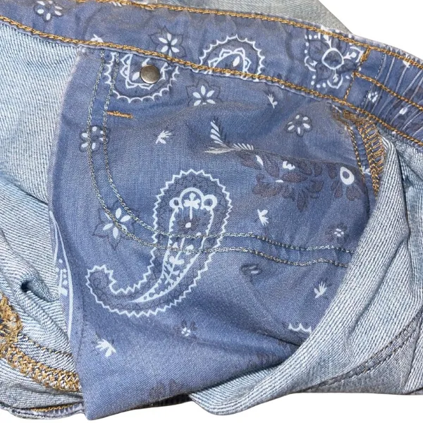 Aerie Cutoff Distressed Shorts Medium Elastic Waist Cowgirl Festival Beach Y2K - Image 6