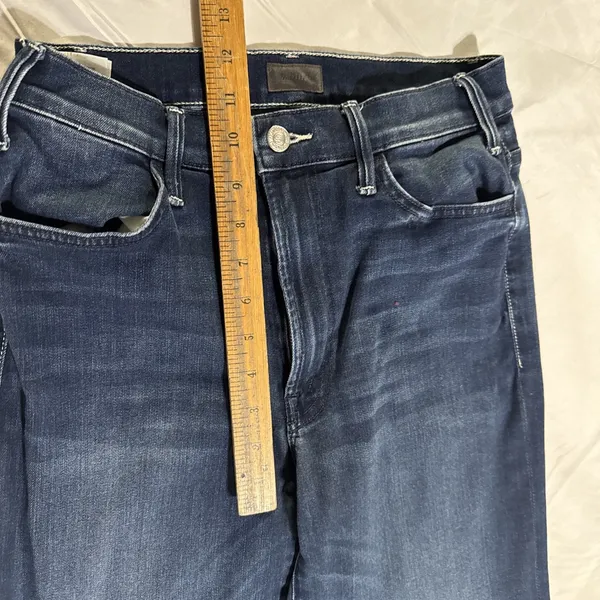 Mother Jeans The Hustler Sidewinder Tongue And Chic High Waisted 27 X 29 - Image 10