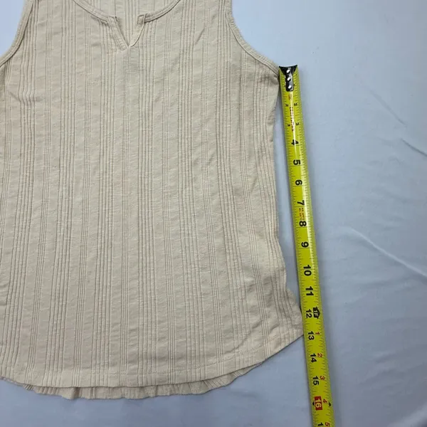 Sonoma Goods For Life Ribbed Tank Top Size L - Image 6