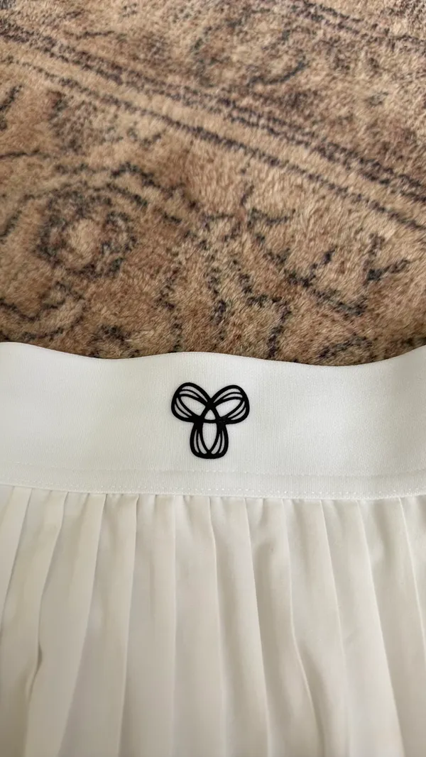 Aritzia White Tnaaction Pleated Athletic Skort - Image 5