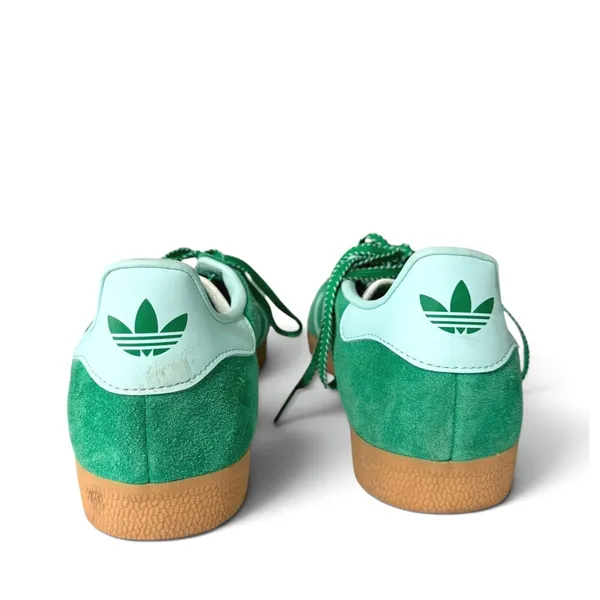 Adidas women's Gazelle green semi flash aqua Sneakers Size 10 - Image 7