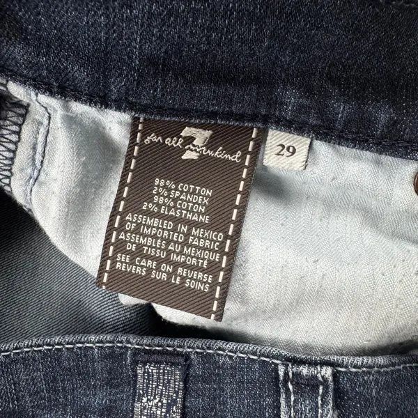 7 For All Mankind Bootcut Denim Jeans Women's 29 - Image 9
