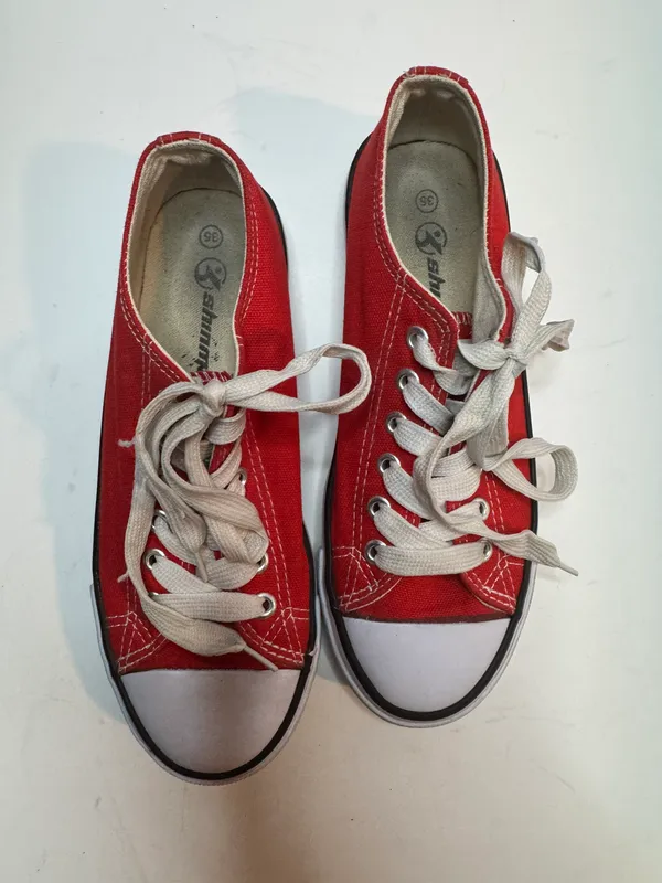 Red Sneakers Size EU35 /US 5 - Image 2