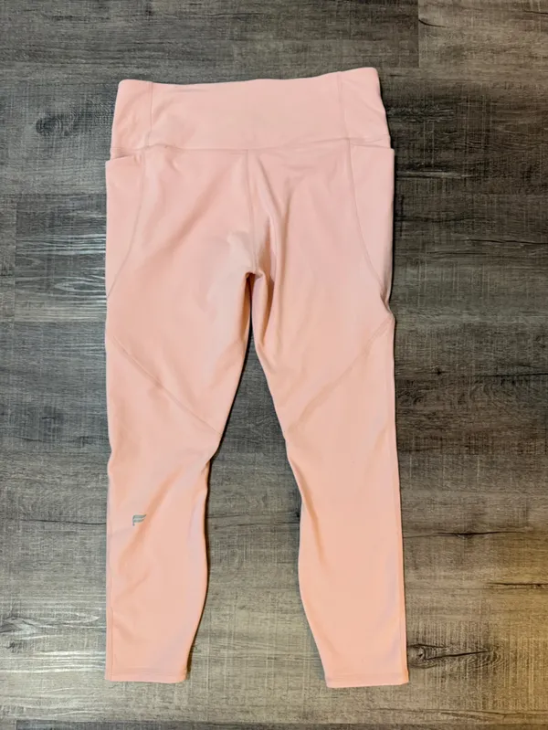 FABLETICS Oasis PureLuxe Crossover 7/8 Legging in Champagne Blush - Image 4