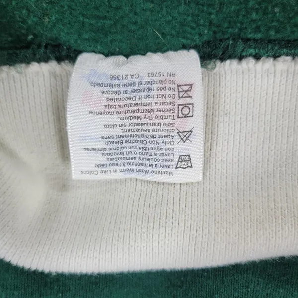 VTG Hanes Washington Evergreen State USA Collar Sweatshirt XL Green Marilyn ‘92 - Image 13