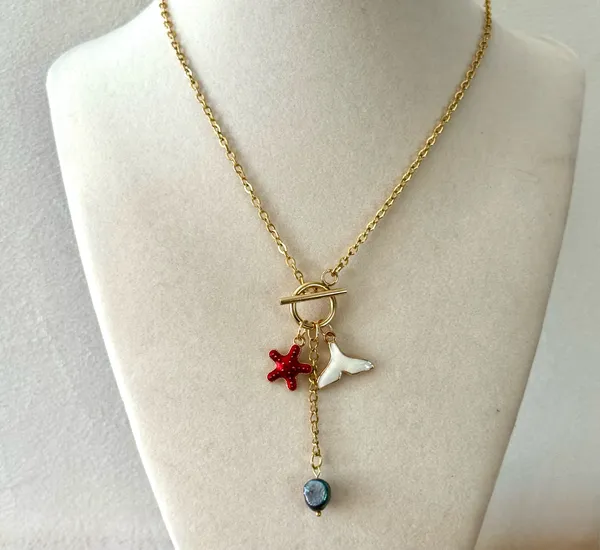 Mermaid Necklace 🧜‍♀️ Gold - Image 2