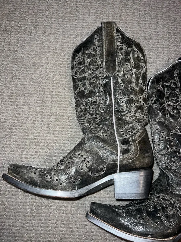 Cowboy boots Black Size 6.5 - Image 2