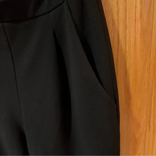 Express Strapless Sweetheart Neck Slant Pockets‎ Stretchy Jumpsuit Black Size 2 - Image 9