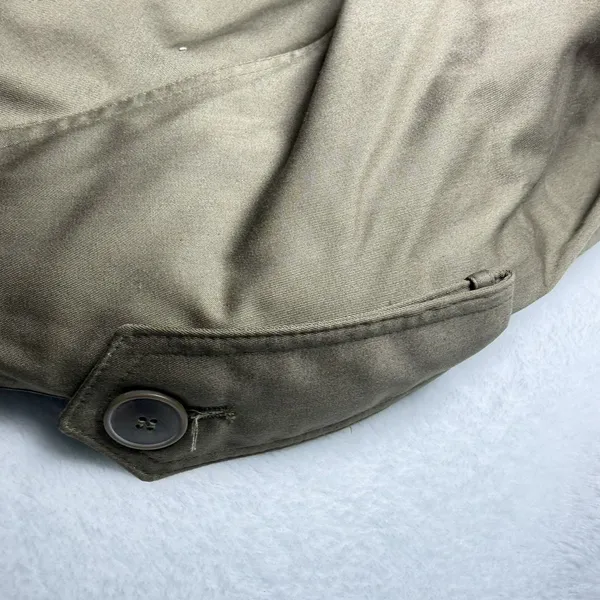 Vintage Worthington Made in Poland Long Double Breasted Trench Coat Women's 8 - Image 12
