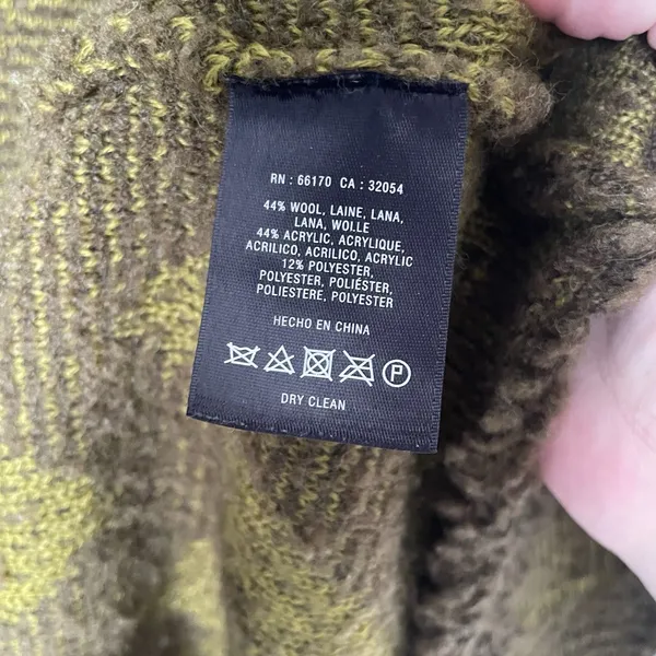 Anthropologie Angel of the North Equinox Wool Blend Cardigan Sweater Green Med. - Image 8
