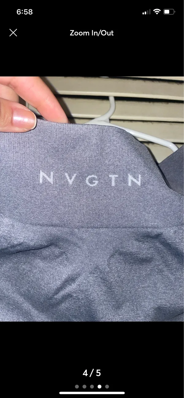 NVGTN Leggings Seamless Contour Grey - Image 4
