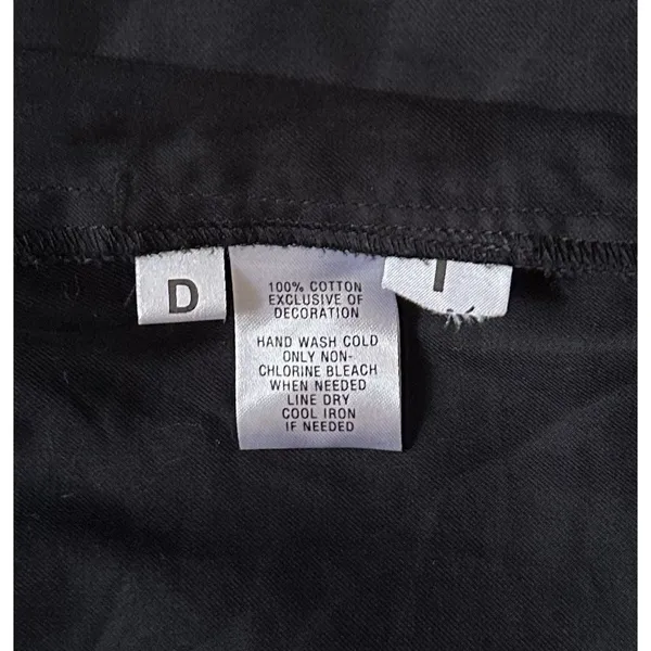 Ann Taylor Loft Size 4 Black Shift Dress Pocket Ruffle Trim Career Cocktail EUC - Image 13