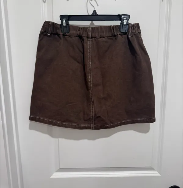 Vestique Brown Denim Skort - Image 3