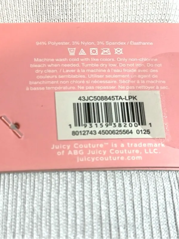 Juicy Couture Pink and White Sock Liners 6 pairs - Image 6