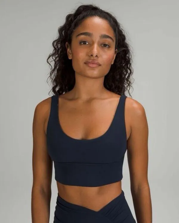Lululemon NWOT Diamond DYE Align Reversible Bra *Light Support Dye Lunar Rock True Navy - Image 9