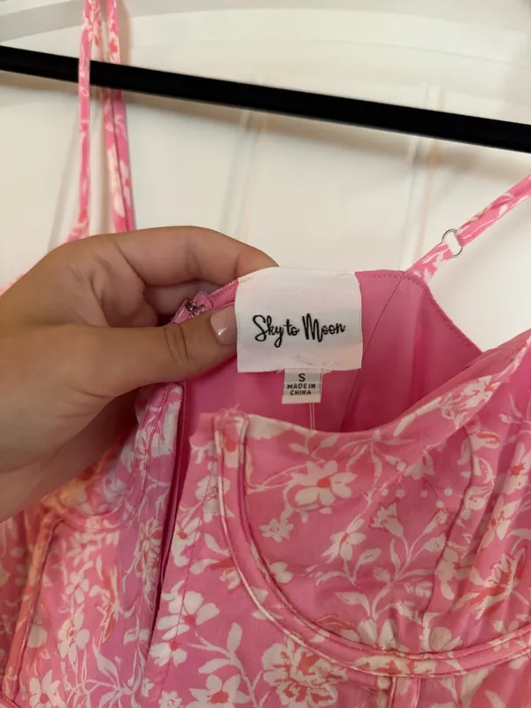 Sky to Moon Dress Pink - Image 3