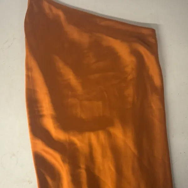 2 Obando collective copper orange silky one shoulder sleeveless maxi long - Image 4