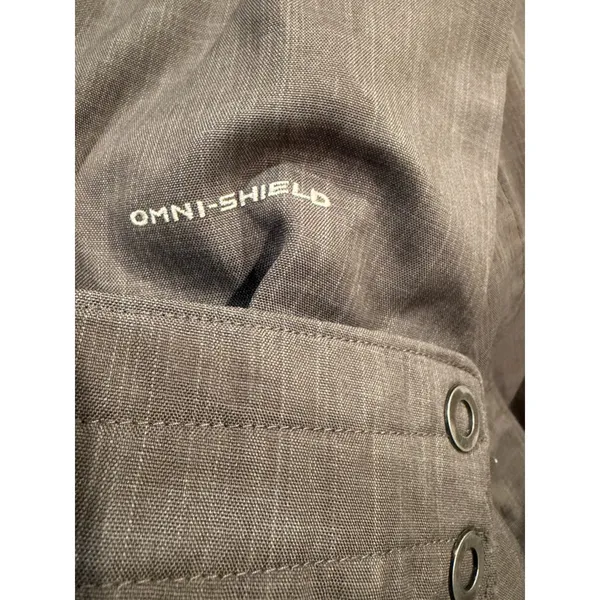 Columbia Omni-Shield Women’s Gray Hooded Winter Jacket Coat Medium M - Image 7