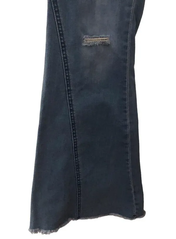 High waisted Distressed flare jeans Blue Size XL - Image 6