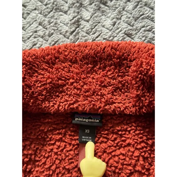 Patagonia Women's Ramble Better Sweater 1/4 Zip Fleece‎ Pullover Tomato Red Xs - Image 3