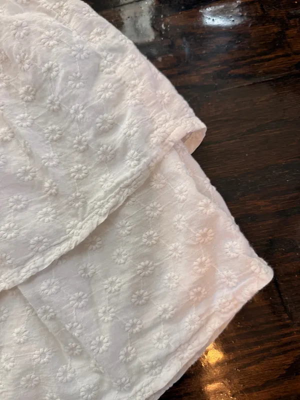 Hollister Eyelet White Mini Skort - Image 4