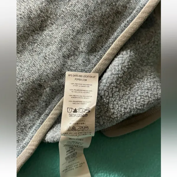 Patagonia Women's Better‎ Sweater 1/4 Zip Heather Gray Size Xsmall - Image 5