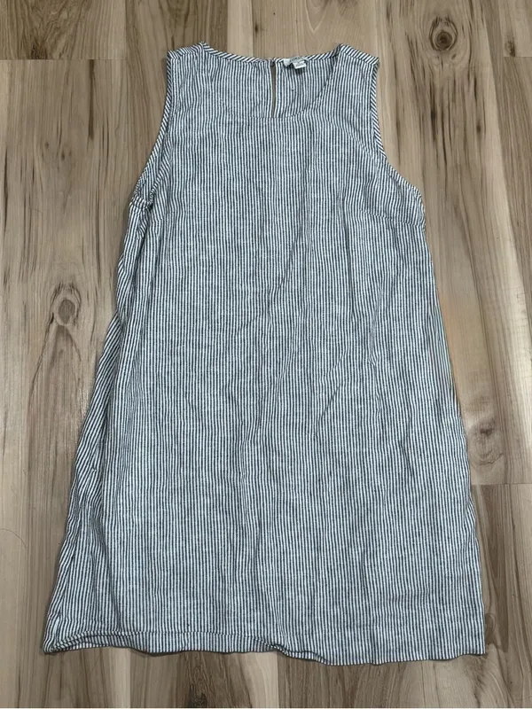 J. Crew Striped Linen Blend Sleeveless Mini Dress Women’s 6 - Image 2