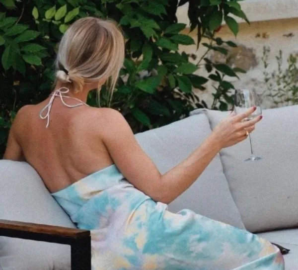 Zara Midi Satin Dress - Image 3