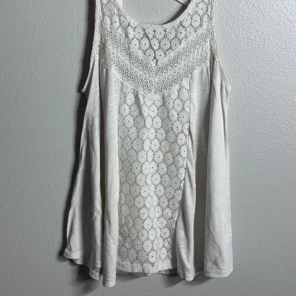 American eagle Women sleeveless white top size‎ S - Image 2