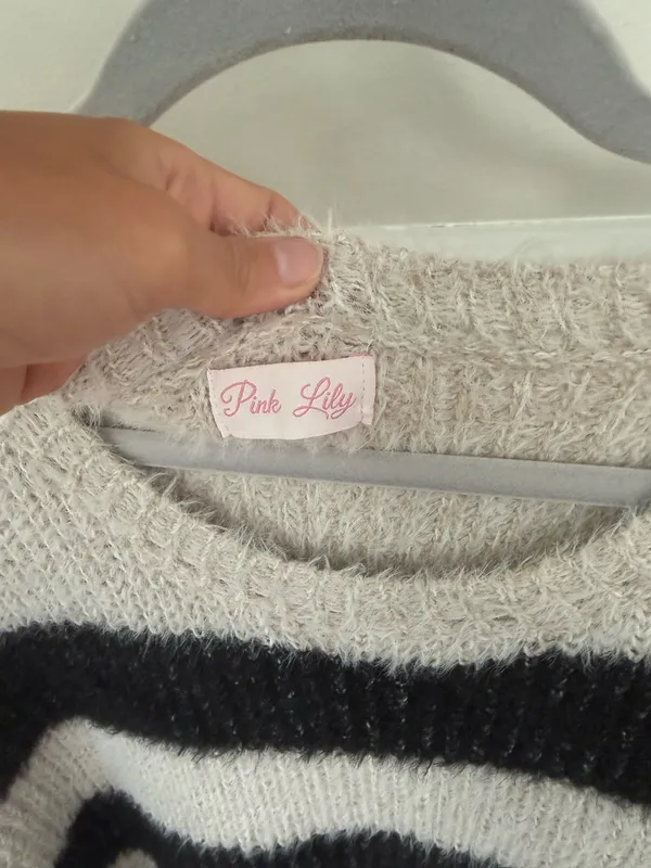 Pink Lily Sweater Striped - Image 3