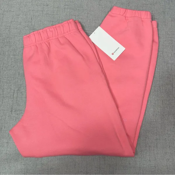 Lululemon Scuba Oversized Fit Fleece Jogger Pants Sakura Pink Large NWT - Image 3