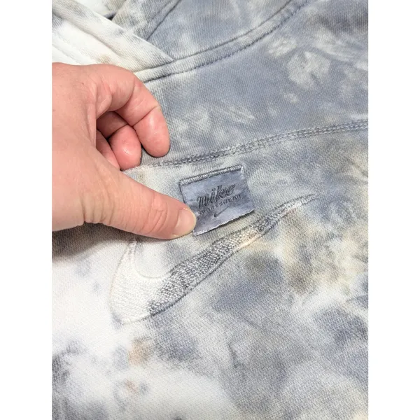 Nike Seasonal Classics Pack Tie Dye Hoodie Embroidered Gray Womens Small Workout - Image 6