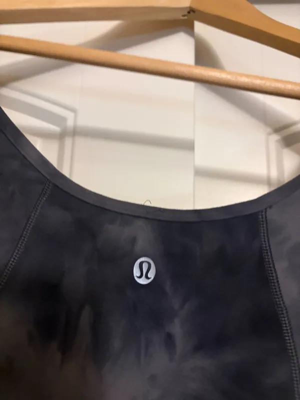 Lululemon Align T-Shirt 2 Diamond Dye Pitch Grey Graphite Grey Short Sleeve Crop - Image 3