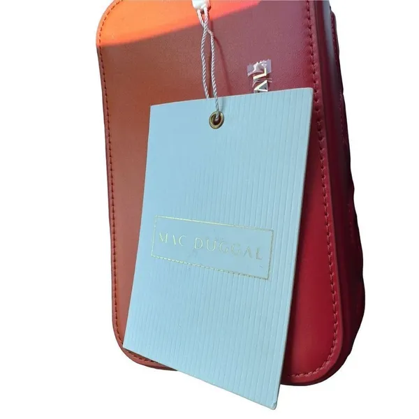 Mac Duggal Ombre Small Leather Crossbody Camera Bag‎ With Adjustable Strap - Image 6