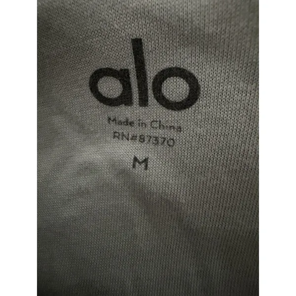Alo Yoga Streetside Half Zip Sherpa Hoodie Pullover Light Green Women's‎ Medium - Image 12