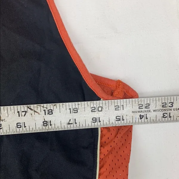 Harley Davidson women's 3x Black Orange Logo Tank hog biker ride mesh moto - Image 7