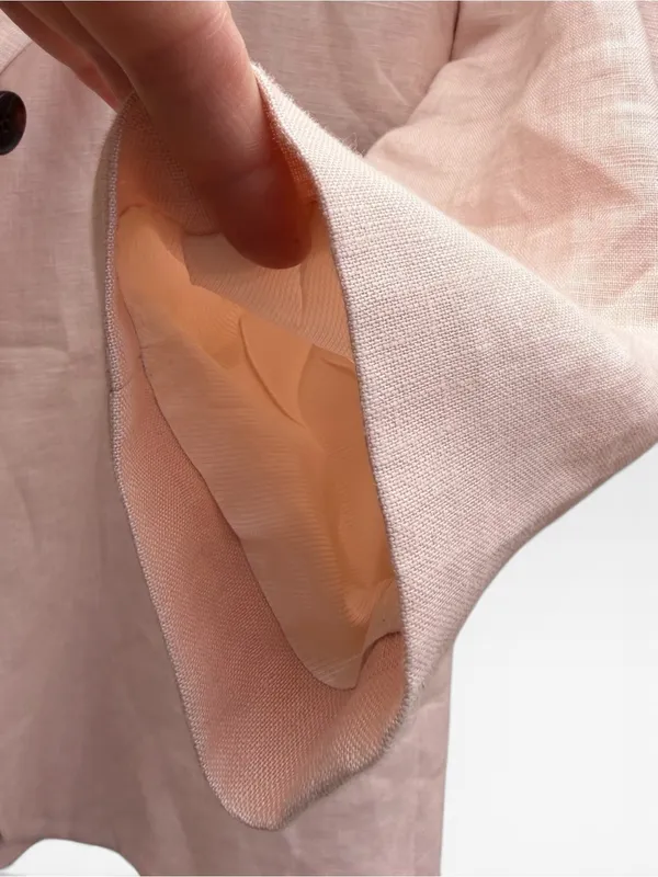 ZARA Linen Relaxed Blazer - Image 6