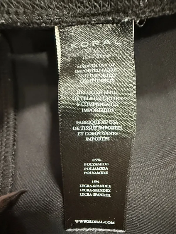 KORAL Lustrous Black Active Legging Size Small - Image 9