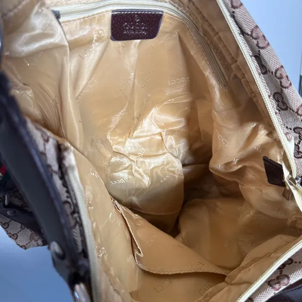 Gucci Brown GG Canvas Shoulder Bag-READ - Image 10