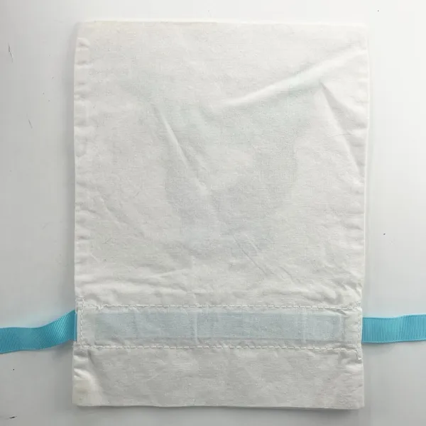 Sephora 2018 Happy Year Drawstring Cloth MakeUp Delicates Travel Bag White New - Image 4